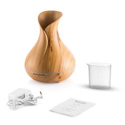 Likemylux Aromadiffuser med ultralyd og 7 farvet LED lys - Lyst trlook