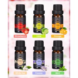 Aulaya Gavest med 100% rene og essentielle duftolier - 12 x 10 ml. 