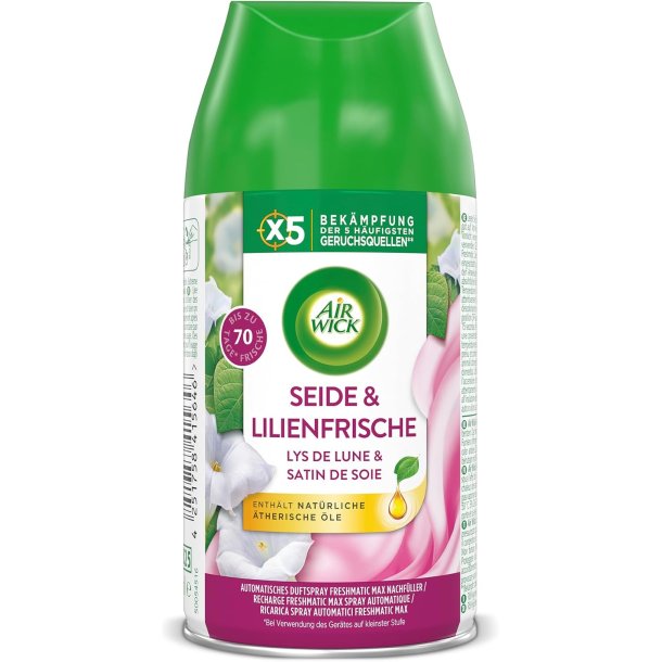 Air Wick Freshmatic Duftspray Refill - Silke og Liljer - 250 ml.