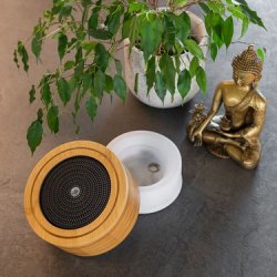 Elia Aromadiffuser med ultralyd og LED-lys - Bambus