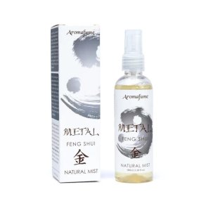 Aromafume Feng Shui Rumspray/Luftfrisker - Metal m. Eukalyptus, cedertr og fyr - 100 ml.