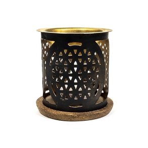 Aromafume Oliebrænder/diffuser - Flower of life