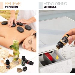 Aulaya Gavest med 100% rene og essentielle duftolier - 12 x 10 ml. 