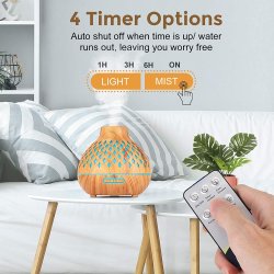 Frecoo Aromadiffuser til teriske olier - 400 ml.