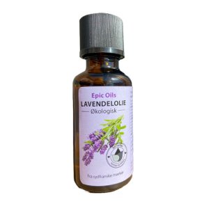 Epic Oils 100% ren terisk Lavendelolie - kologisk - 10 ml.