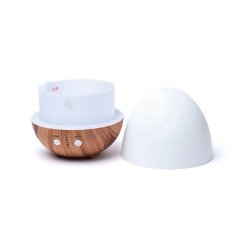 Oval White Aromadiffuser med ultralyd LED - 200 ml.