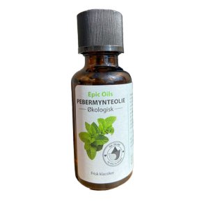 Epic Oils 100% ren terisk Pebermynteolie - kologisk - 30 ml.