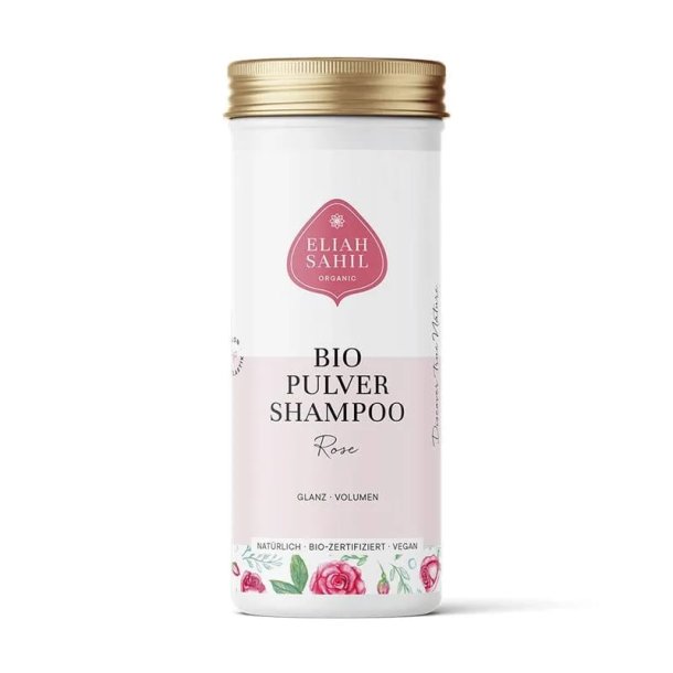 Eliah Sahil Powder Shampoo Rose - Økologisk - 100 ml.