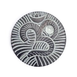 Rgelsebrnder til pinde &amp; kogler i sort fedtsten med Ohm symbol