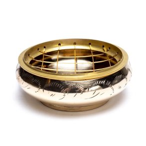 Rgelsesbrnder i messing - 7,5 x 3 cm