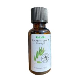 Epic Oils 100% ren terisk Eucalyptusolie - kologisk - 30 ml.