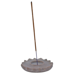 Lotus fyrfads- og rgelsespindholder i sbesten - Natur