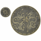 Rgelsespindeholder - Bronzefarvet med dragemnster