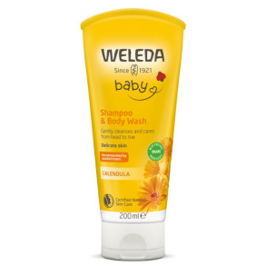 Weleda Baby Calendula Shampoo and Body Wash - 200 ml