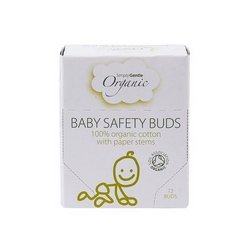 Simply Gentle Organic Vatpinde t. baby ko bomuld 60 stk