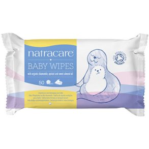 Natracare Vådservietter til baby - 50 stk.