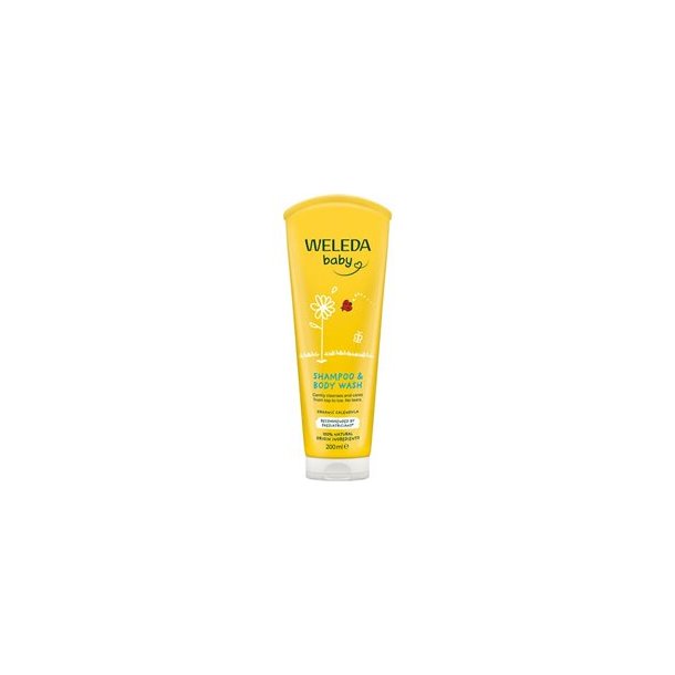 Weleda Baby Calendula Shampoo and Body Wash - 200 ml