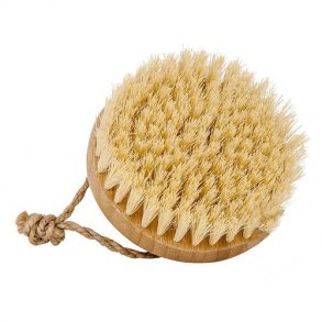 Croll & Denecke Rund Massagebrste i bambus og kokosbrster