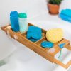 Relaxdays Foldud-bakke i bambus til badekar