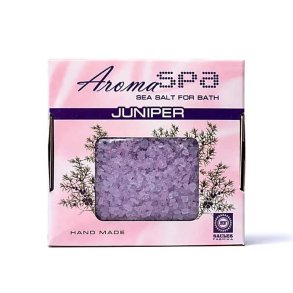 Saules Aroma spa Hndlavet badesalt m. enebr