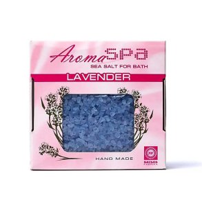 Saules Aroma spa Hndlavet badesalt m. lavendel