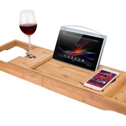 Justerbar Foldud-bakke til badekar - 75-109 cm.