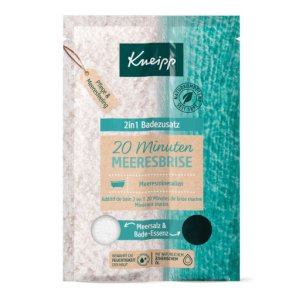 Kneipp 2-in-1 Badesalt og badeessens - Havbrise - 40 g. 10 ml.