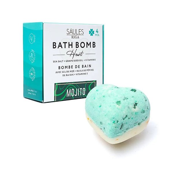 Saules Badebomber - Mojito - 4 stk