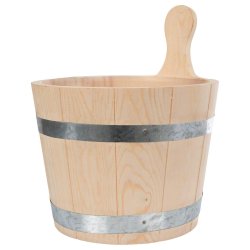 Saunaspand inkl. saunaske og inderspand