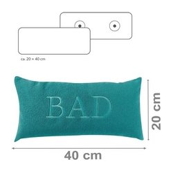 Relaxdays Luksuspude til Spabad med sugekopper - Petrol