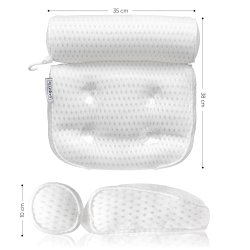 Essort Luksuspude til spa og badekar - 37,2 x 37 x 10,2 cm.