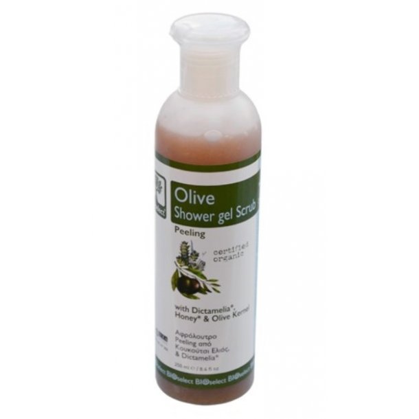 Bioselect Oliven Shower Scrub - 250 ml.