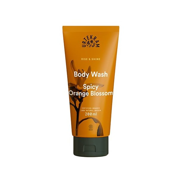 Urtekram Body Wash Spicy Orange Blossom - 200 ml.