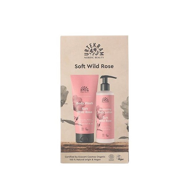 Urtekram Gaveæske Soft Wild Rose - Body Lotion & Body Wash