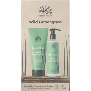 Urtekram Gaveske Wild Lemongrass - Body Lotion & Body Wash