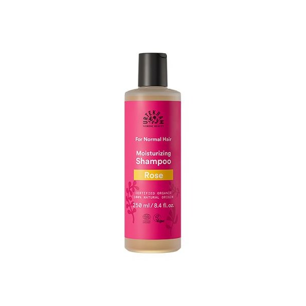 Urtekram Shampoo Rose t. normalt hr - 250 ml.