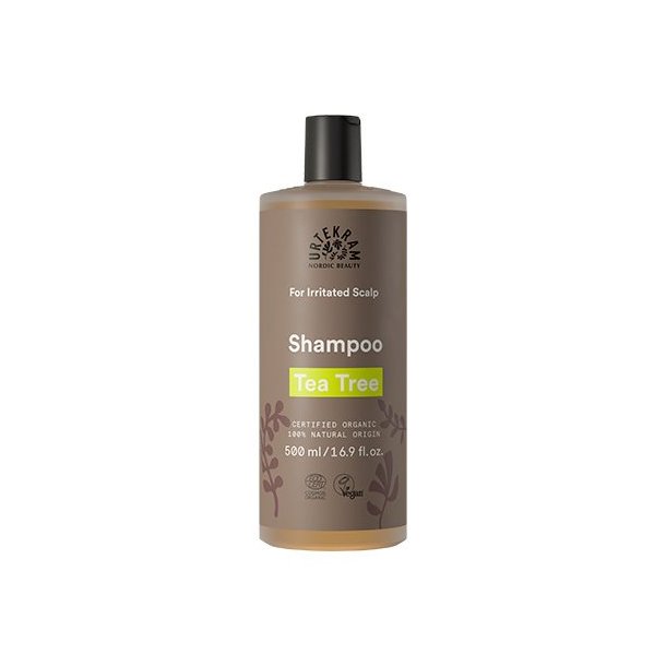 Urtekram Shampoo Tea Tree t. irriteret hovedbund - 500 ml.