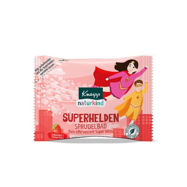 Kneipp Naturbarn Brnebrusetablet til badet - Super helte 