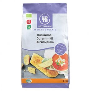Urtekram Durum hvedemel - kologisk - 1 kg