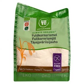 Urtekram Fuldkorns Rismel kologisk - 500 g