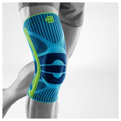 Bauerfeind Sport Knbandage - Bl/grn