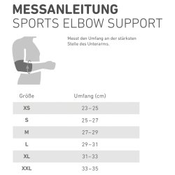 Bauerfeind Sport Albuebandage - Rd/Orange