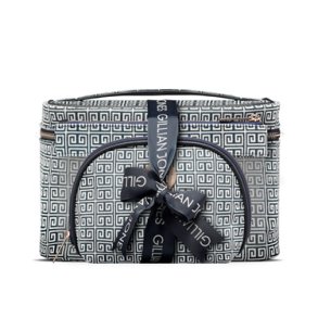 Gillian Jones Beautyboks - st med 3 dele - GJ signaturprint i bl og hvid 