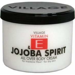 Village Vitamin-E Creme med Jojoba - 500 ml.