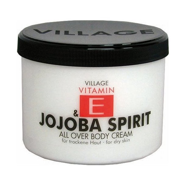 Village Vitamin-E Creme med Jojoba - 500 ml.
