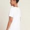 Boody Eco Wear Boyfriend T-shirt i kologisk bambus - Hvid