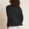 Boody Eco Wear Women's Weekend Crew pullover i kologisk bambus - sort 