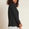 Boody Eco Wear Women's Weekend Crew pullover i kologisk bambus - sort 