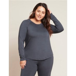 Boody Eco Wear Goodnight Raglan Sleep Top i kologisk bambus - Storm