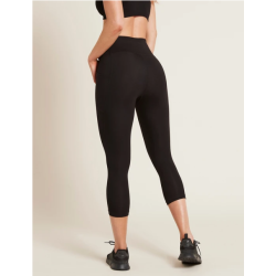 Boody Eco Wear Sport Tights 3/4 hjtalje Dame Motivate i kologisk bambus - sort 